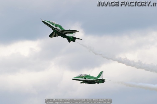 2011-07-01 Zeltweg Airpower 4549 Royal Saudi Hawks - Royal Saudi Air Force